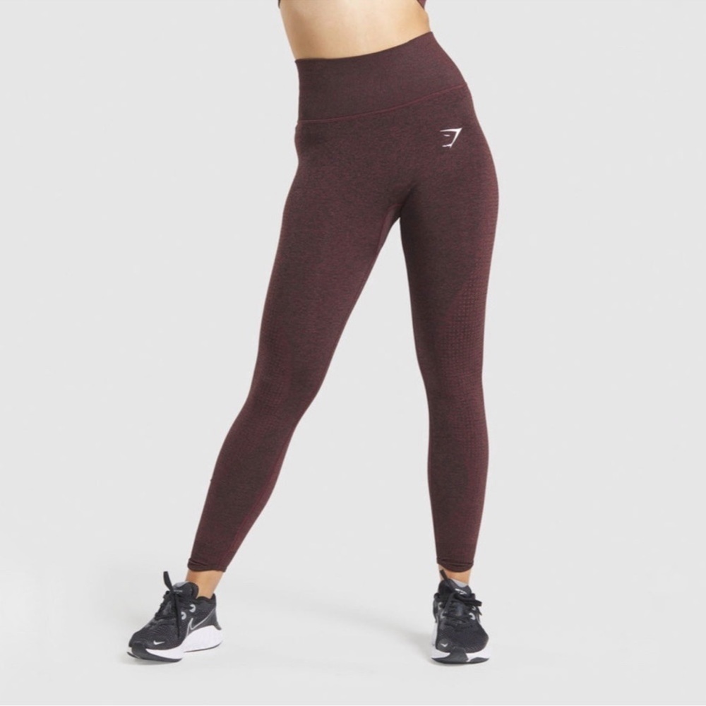 Gymshark Burgundy Leggings